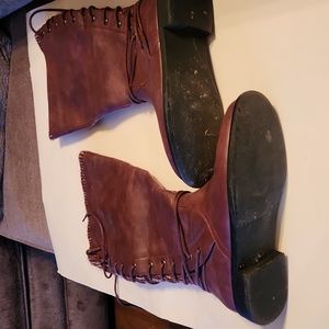 Boots With Faux Sock